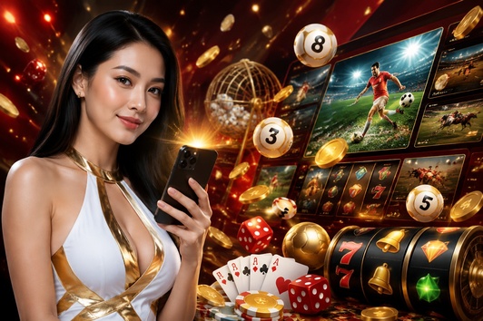 58mla Casino – Bàn baccarat live dealer trực tuyến